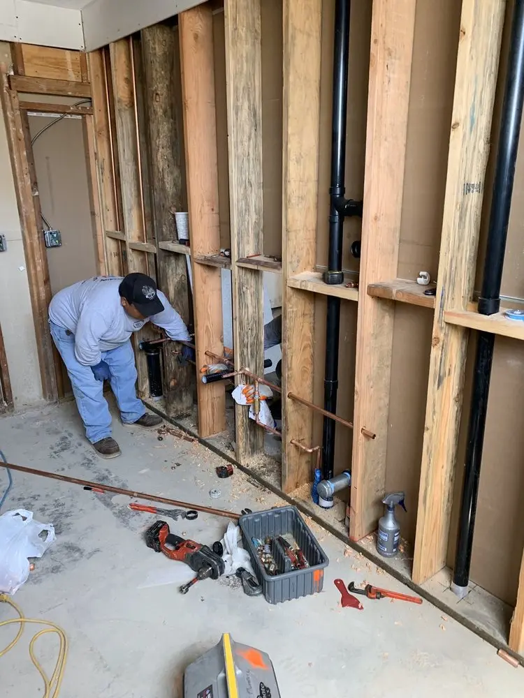 Commercial rough-in plumbing for Water Heater Replacement in Crestwood Village